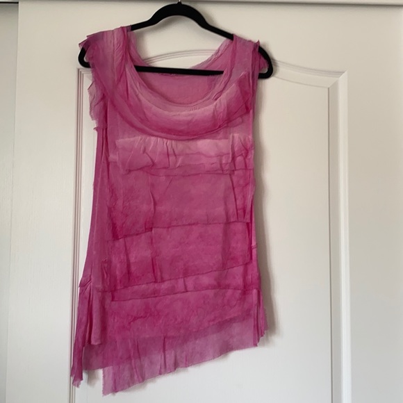 Tops - Beautiful Italian Made Pink Silk Top